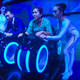 Ride vehicles for the new TRON attraction (Inside the Magic)